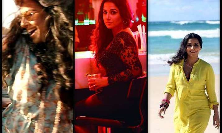 vidya balan dons street clothes for shaadi ke side effects