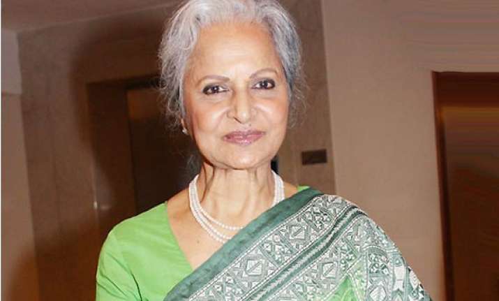 waheeda rehman forget bikini never even wore a sleeveless