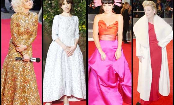 bafta 2014 worst dressed celebrities see pics