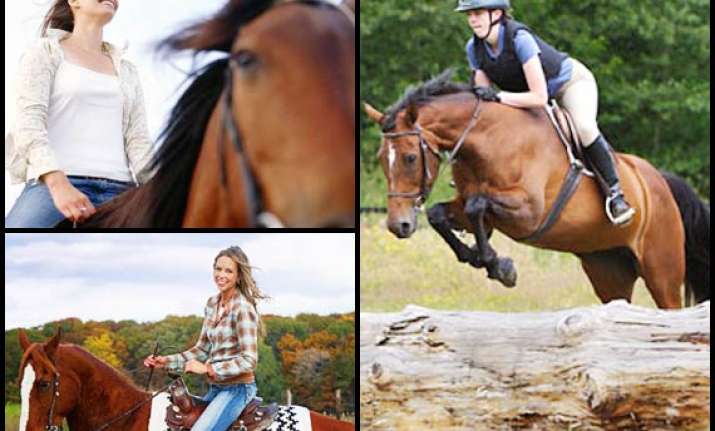 horse riding a fun workout see pics