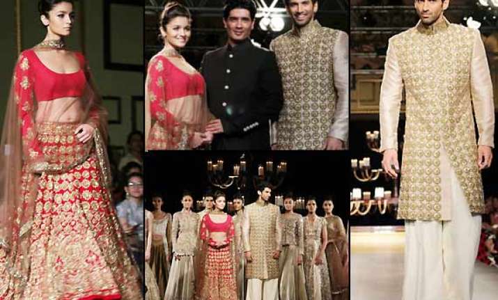 icw 2014 at glance manish malhotra s exquisite creations