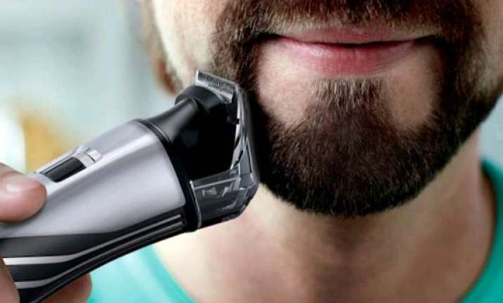 world s first new laser guided beard trimmer for men see