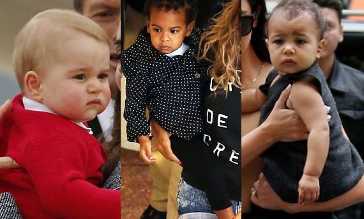 most fashionale baby prince george beats out north west