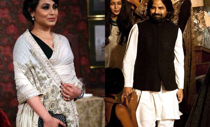 rani mukerji gets sabyasachi to style her look for mardaani