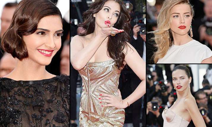 cannes 2014 hot red lips set a new trend on the red carpet