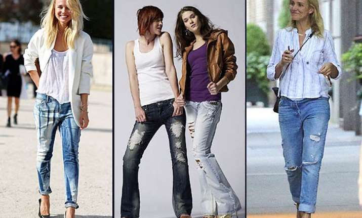 make your boyfriend jeans more feminine