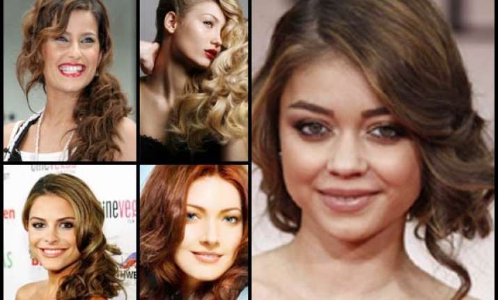 valentine s day special angelic curls side sweep hairdos