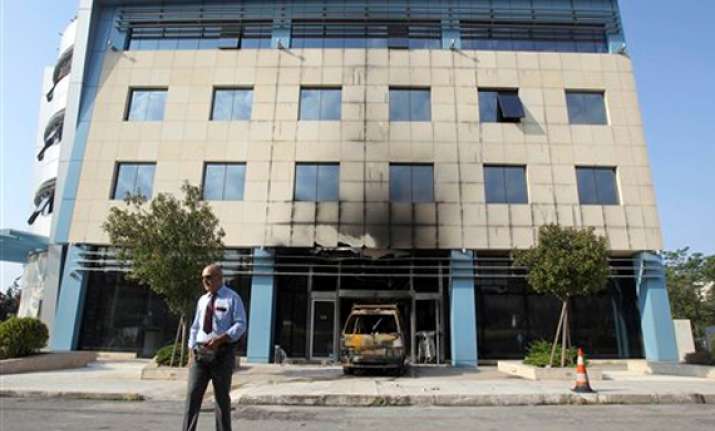 assailants attack microsoft hq in athens