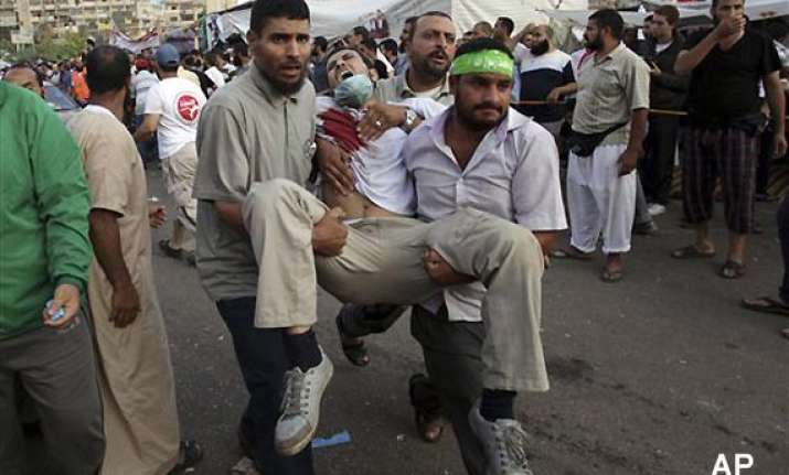 at least 75 killed in police firing on pro morsi supporters