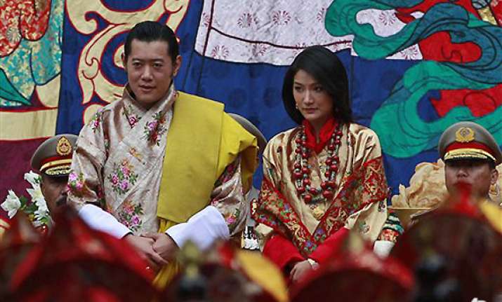 bhutan king weds commoner kingdom gets queen