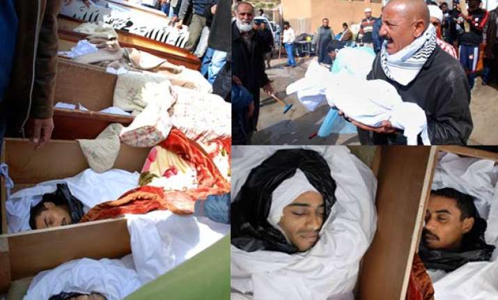 bodies of protesters litter tripoli streets