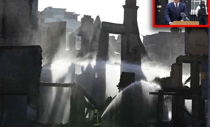 cameron talks tough on rioting thugs recalls parliament