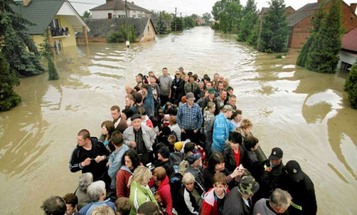 central europe reels under floods 21 killed