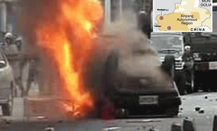 china blames pak trained militants for xinjiang violence