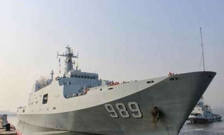 chinese navy holds war exercises in indian ocean