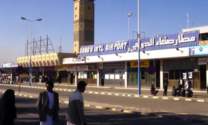 fighter jets ablaze after blasts rock yemen air base