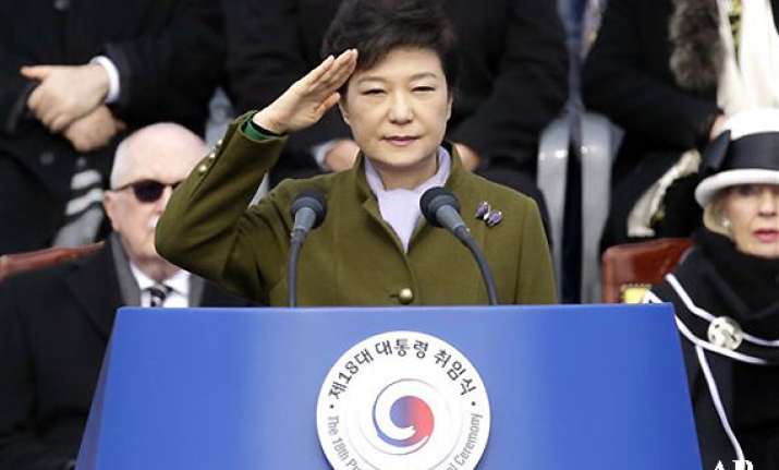 first female south korean president takes office