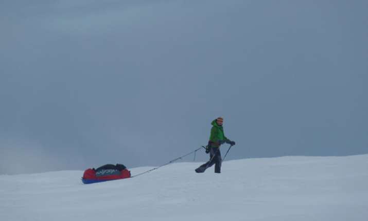 first woman to cross antarctica alone begins her journey