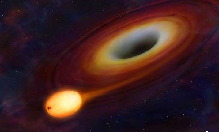 flash in distant galaxy was of a black hole swallowing a