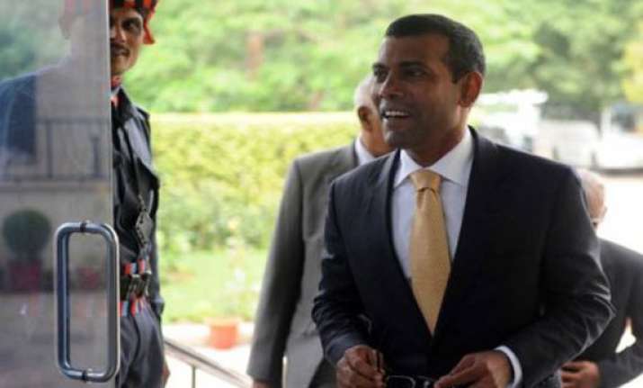 former maldives president nasheed takes refuge inside