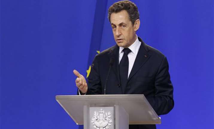 french president nicolas sarkozy holes up in bar to escape