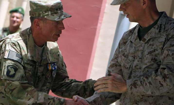 gen john allen takes over coalition forces command in