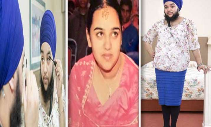 girl in uk bullied for having a beard baptized a sikh