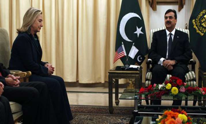 give peace a chance gilani tells clinton
