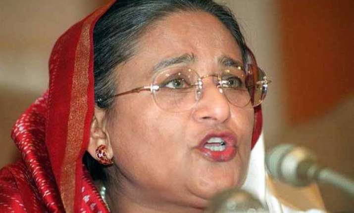 hasina asks hindus to be firm in demanding their rights