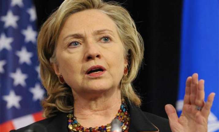 hillary clinton hospitalised after blood clot