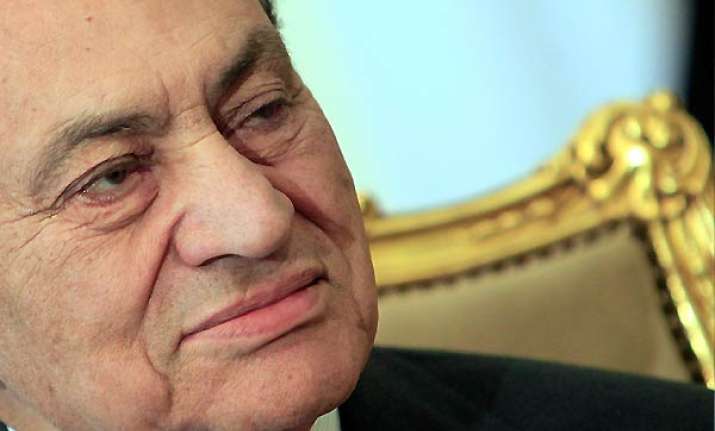 hosni mubarak hospitalised report