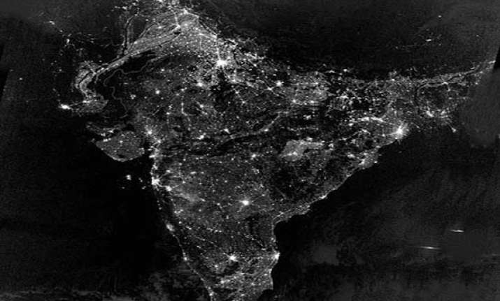 how india looked from space on diwali night nasa pic