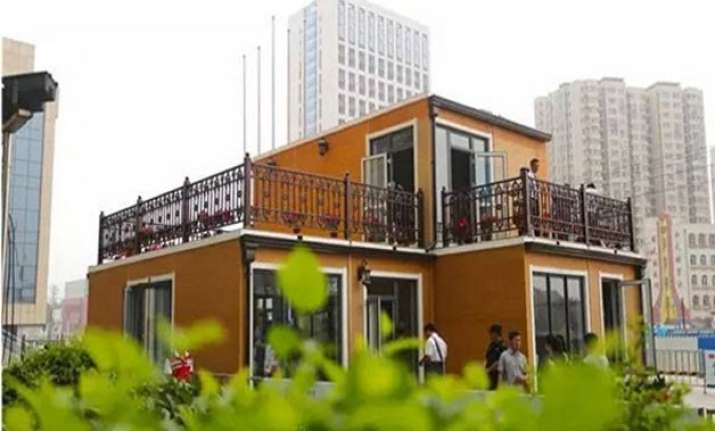 villa built in three hours in china