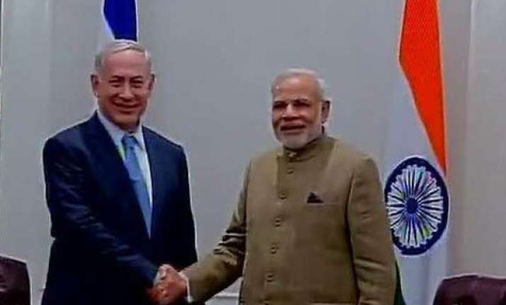 modi and netanyahu meet sky is the limit says israeli leader