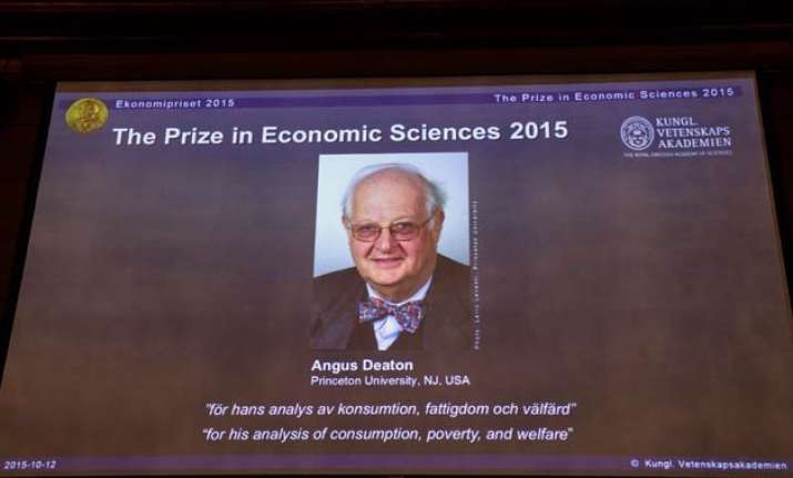 scottish economist angus deaton wins nobel economics prize