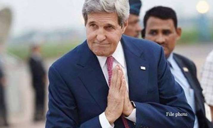 john kerry heads for india to attend vibrant gujarat summit