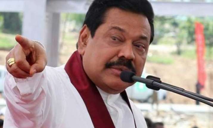 rajapaksa hits out at opposition for taking pro tamil stand