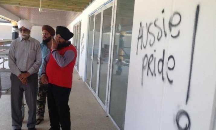 sikh gurdwara vandalised in australia