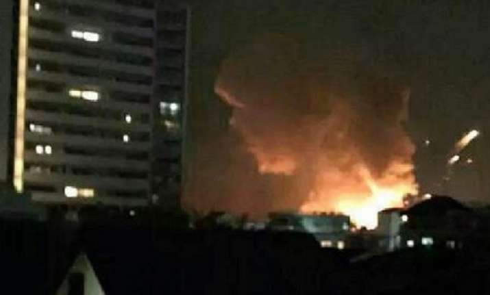 explosion at us army base in japan