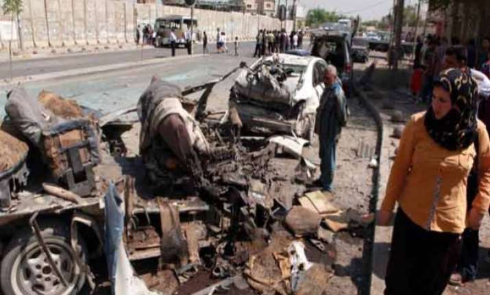 suicide car bomb attacks kill 15 security personnel in iraq