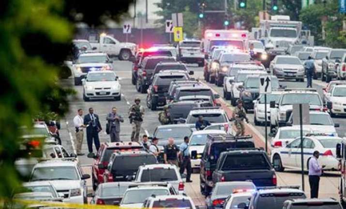 no evidence of shooting at navy site in washington police