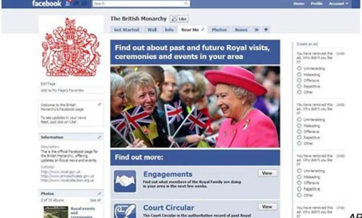 uk s queen elizabeth ii joins facebook