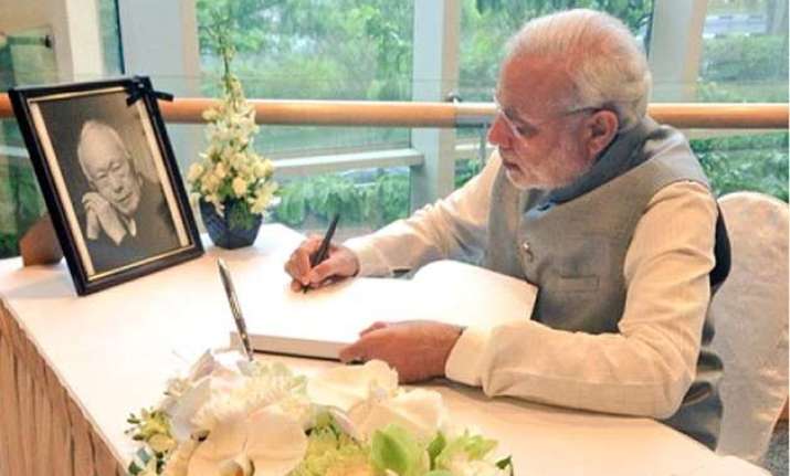 india deeply valued lee s friendship and his support pm modi
