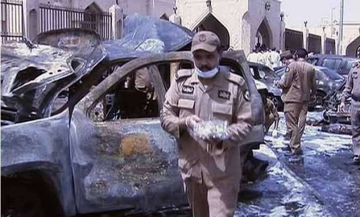 saudi mosque bombing targets police at least 13 dead