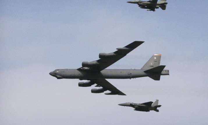 powerful us bomber flies over s. korea as standoff deepens