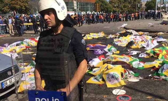 turkish pm hints at isis role in ankara bombing