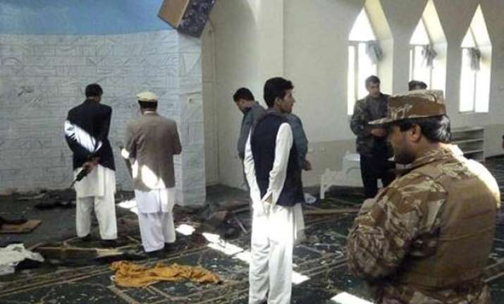 bomb blast hits afghan mosque 29 wounded