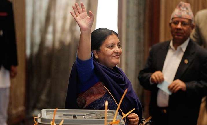 nepal s parliament elects nation s first female president