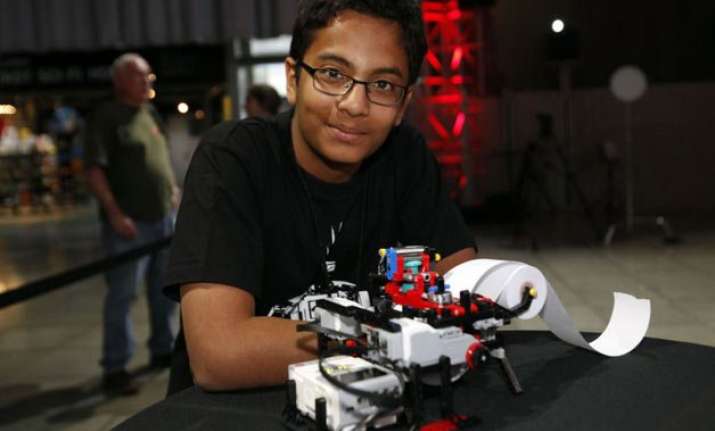 indian origin boy working with microsoft for braille printer