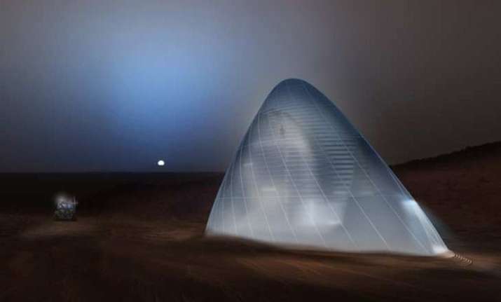 imagine home on mars ice shelter design wins nasa award